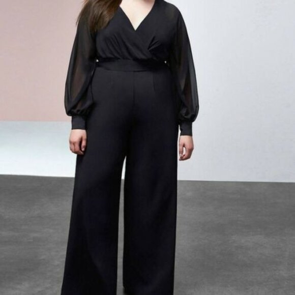 New Prabal Gurung for Lane Bryant jumpsuit sz 28 - Picture 1 of 7